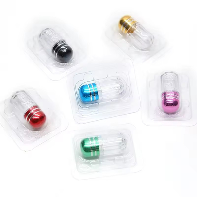 comprar Capacidad 500 mg Mini cápsulas vacías individuales personalizadas con claro online manufacture
