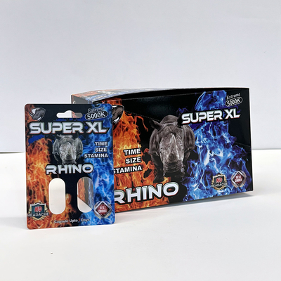 Efectos elegantes Cajas de cartón de tamaño personalizado Cajas de pastillas Embalaje ligero