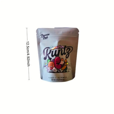 3.5 Mil Mylar Bolsa de cremallera Resistente a la perforación Bolsas de comida para bocadillos Sello térmico