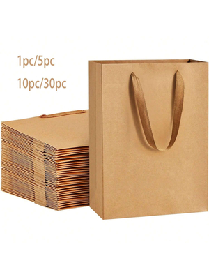 Bolsas de regalo de fondo cuadrado elegantes Impresión de logotipo personalizado para todas las ocasiones